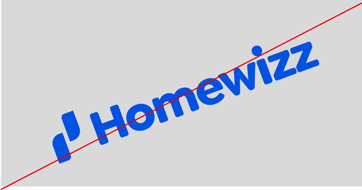 Image of brand logo incorrectly outlined